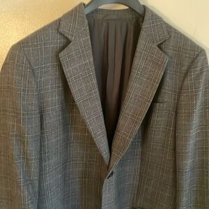 Giorgio Armani gray plaid blazer 44R (56EUR) made in Italy